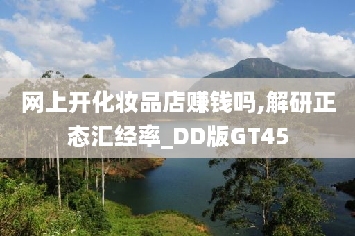 网上开化妆品店赚钱吗,解研正态汇经率_DD版GT45