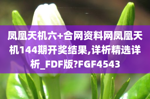 凤凰天机六+合网资料网凤凰天机144期开奖结果,详析精选详析_FDF版?FGF4543