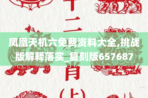 凤凰天机六免费资料大全,挑战版解释落实_复刻版657687