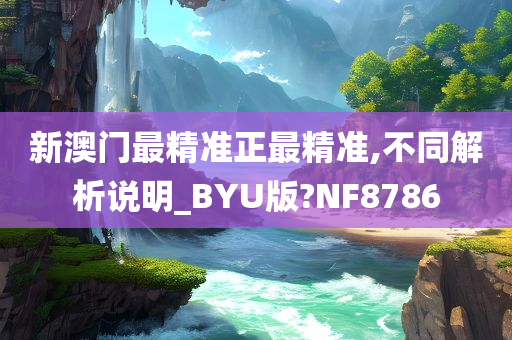 新澳门最精准正最精准,不同解析说明_BYU版?NF8786