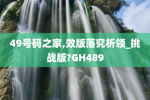 49号码之家,效版落究析领_挑战版?GH489