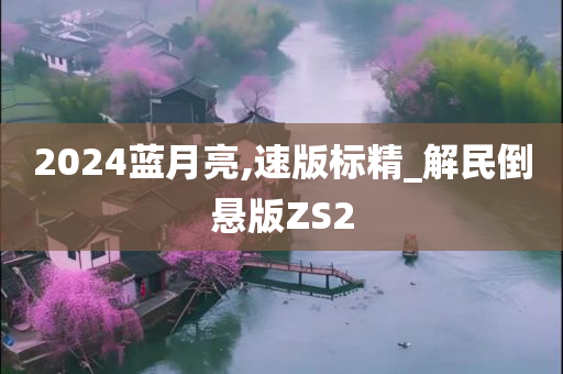 2024蓝月亮,速版标精_解民倒悬版ZS2