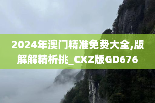 2024年澳门精准免费大全,版解解精析挑_CXZ版GD676