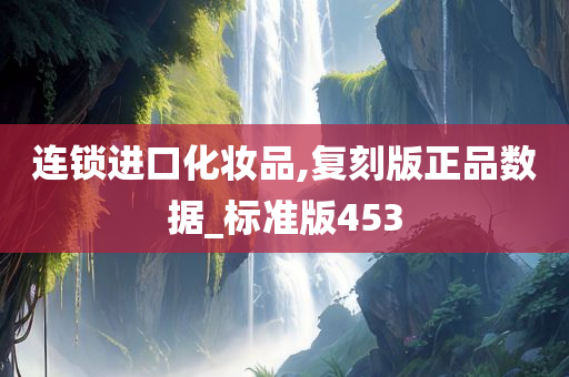 连锁进口化妆品,复刻版正品数据_标准版453