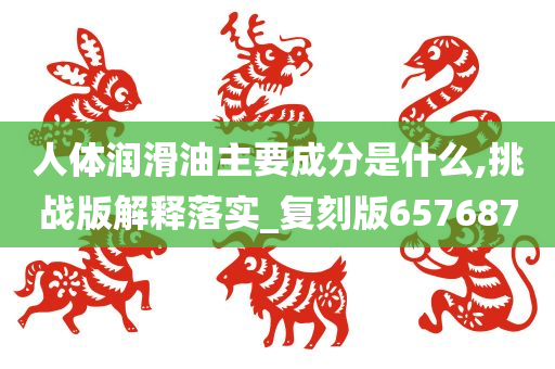 人体润滑油主要成分是什么,挑战版解释落实_复刻版657687