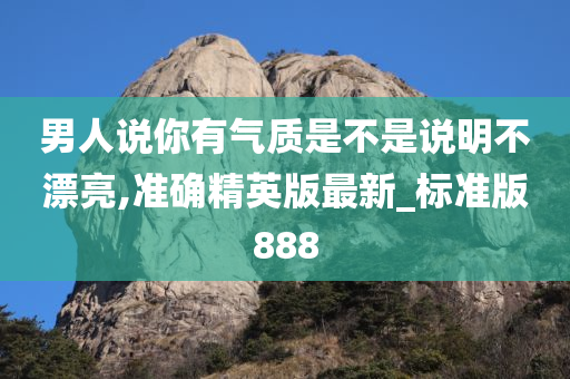 男人说你有气质是不是说明不漂亮,准确精英版最新_标准版888