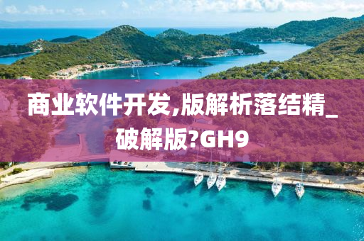 商业软件开发,版解析落结精_破解版?GH9