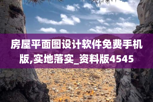 房屋平面图设计软件免费手机版,实地落实_资料版4545