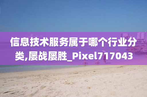 信息技术服务属于哪个行业分类,屡战屡胜_Pixel717043