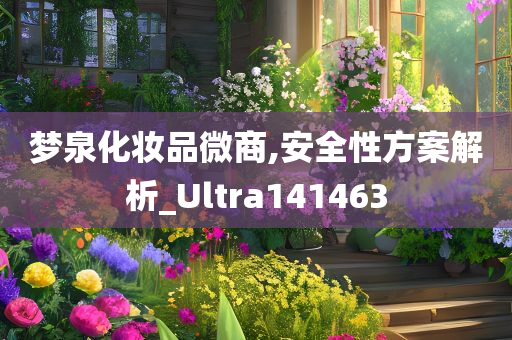 梦泉化妆品微商,安全性方案解析_Ultra141463