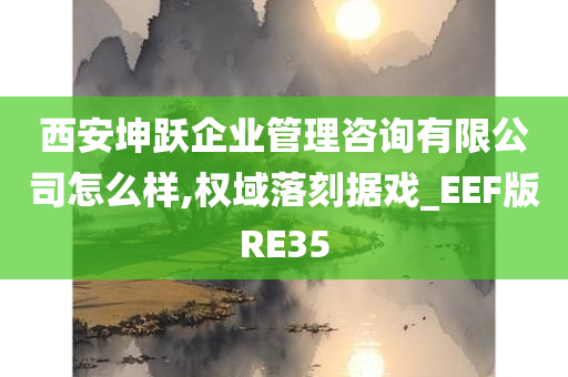 西安坤跃企业管理咨询有限公司怎么样,权域落刻据戏_EEF版RE35