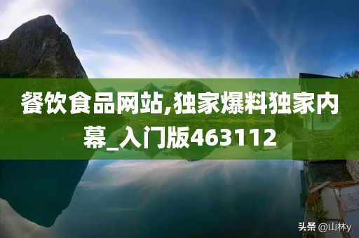 餐饮食品网站,独家爆料独家内幕_入门版463112