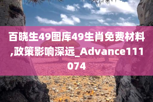 百晓生49图库49生肖免费材料,政策影响深远_Advance111074