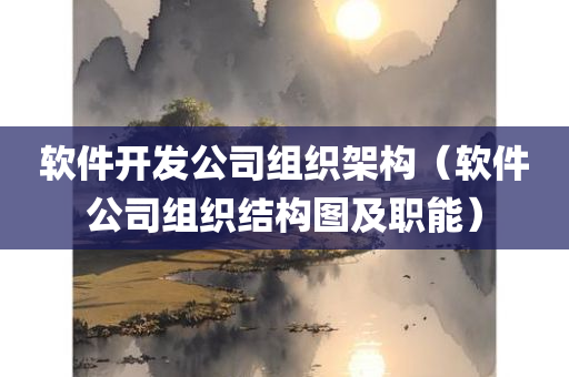 软件开发公司组织架构（软件公司组织结构图及职能）