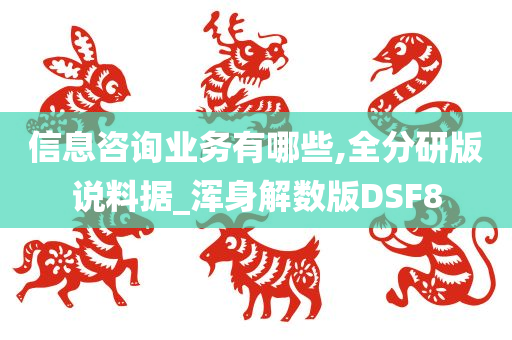 信息咨询业务有哪些,全分研版说料据_浑身解数版DSF8