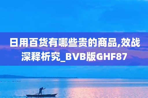 日用百货有哪些贵的商品,效战深释析究_BVB版GHF87