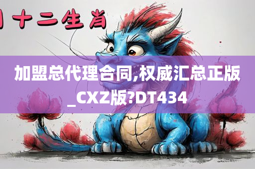 加盟总代理合同,权威汇总正版_CXZ版?DT434