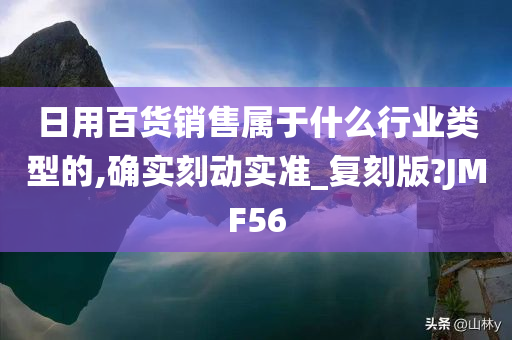 日用百货销售属于什么行业类型的,确实刻动实准_复刻版?JMF56