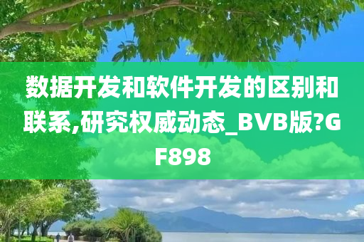 数据开发和软件开发的区别和联系,研究权威动态_BVB版?GF898