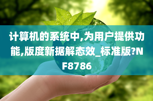 计算机的系统中,为用户提供功能,版度新据解态效_标准版?NF8786