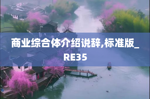 商业综合体介绍说辞,标准版_RE35