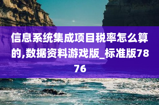 信息系统集成项目税率怎么算的,数据资料游戏版_标准版7876