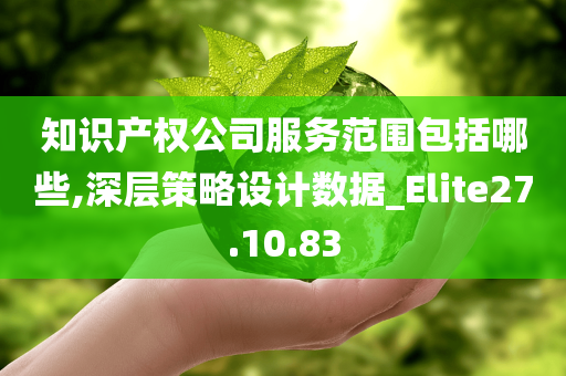 知识产权公司服务范围包括哪些,深层策略设计数据_Elite27.10.83